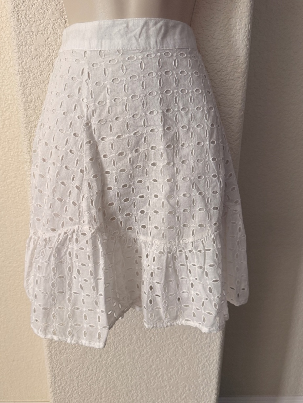 White Eyelet Skirt